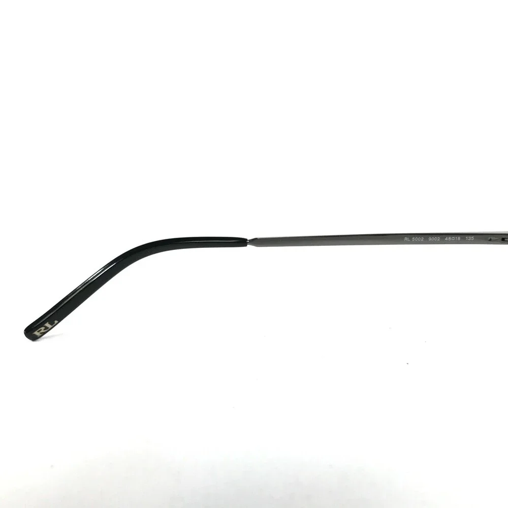 Ralph Lauren Petite Eyeglasses Frames RL 5002 9002 Grey Oval Half Rim 48-18-135